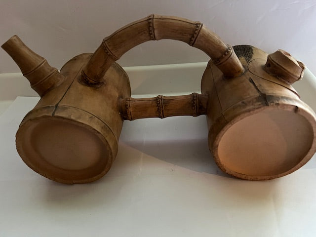 Yixing Bamboo-Form Zisha Teapot — Collector's Piece