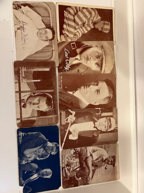 1920s Silent Film Star Exhibit Cards - Exhibit Supply Co. Chicago - Set of 19
