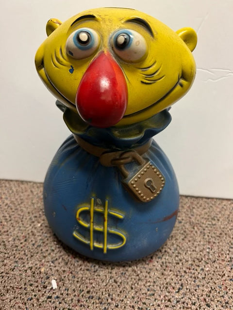 Rare 1971 Popeye 'Eugene the Jeep' Plastic Coin Bank - Play Pal Plastics