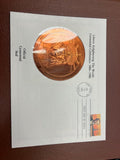 1985 First Day Cover - Statue of Liberty Centennial / Ellis Island with Official Centennial Seal