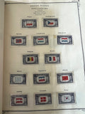 1943-1944 US Overrun Countries 5c Stamp Set on Album Page