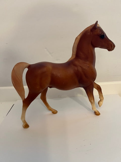 Vintage Breyer Light Brown Chestnut Horse Model (Repaired Leg)