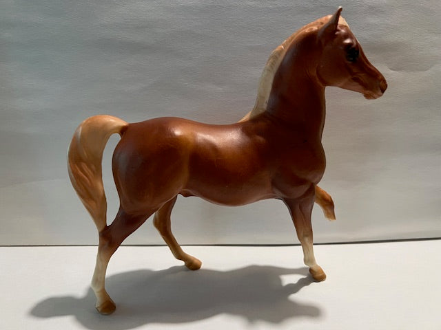 Vintage Breyer Light Brown Chestnut Horse Model (Repaired Leg)