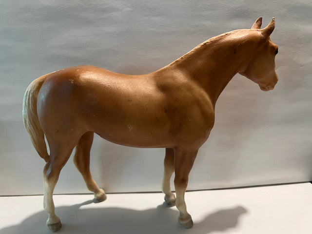 Vintage Breyer Horse Model - Light Brown Palomino with White Feet