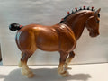 Breyer #80 Clydesdale Traditional Model Horse - Brown Show Horse
