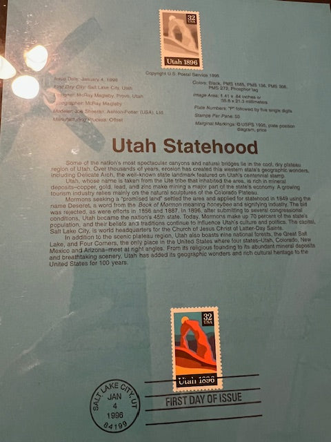 USPS American Commemorative Collections First Day of Issue Stamp Album 1996-1997