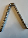 Vintage Metal Nutcracker - Ornate Silver-Tone Kitchen Tool