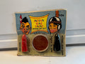 Vintage 1960s Dunham "Indian War Paint" Make-Up Kit on Original Card
