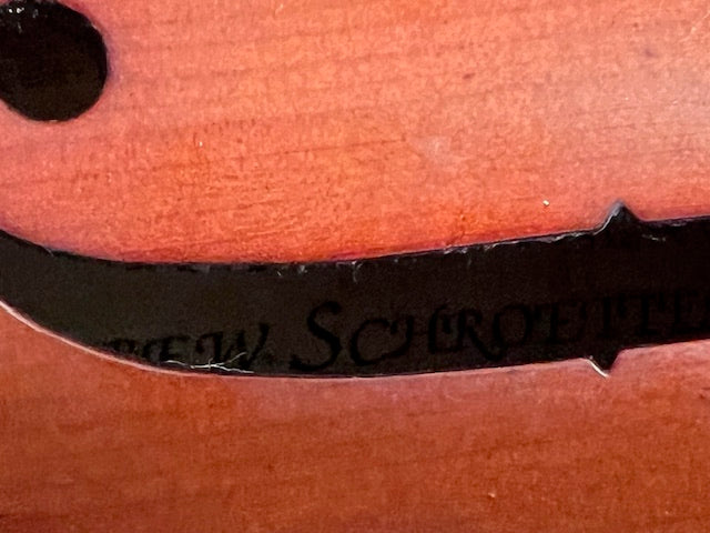 Schroeder Violin Made in Germany with Hardshell Case and Bow