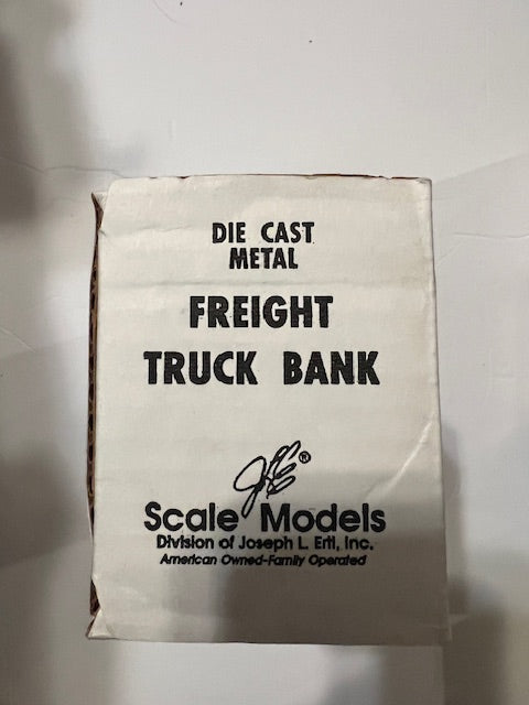 Yamaha Freight Truck Die-Cast Coin Bank with Key - Scale Models GC-5061, Mint in Box