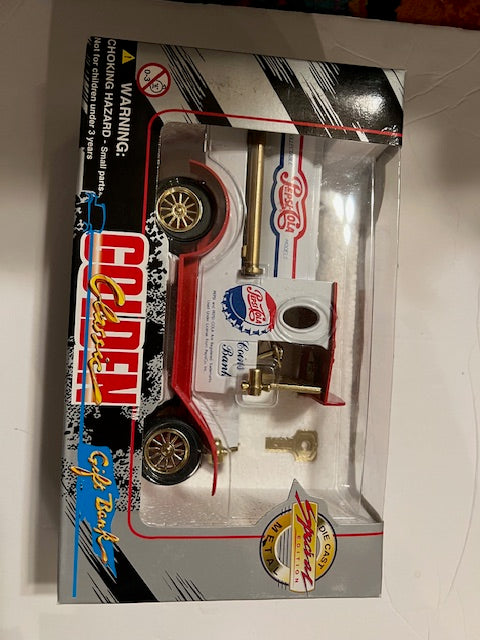 1996 Golden Classic Pepsi-Cola Diecast Special Edition Tanker Truck Coin Bank