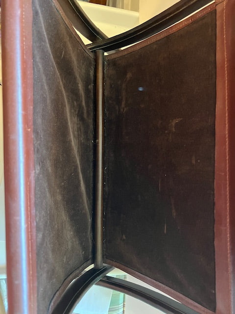 Authentic Turkish Kilim & Leather Magazine Rack