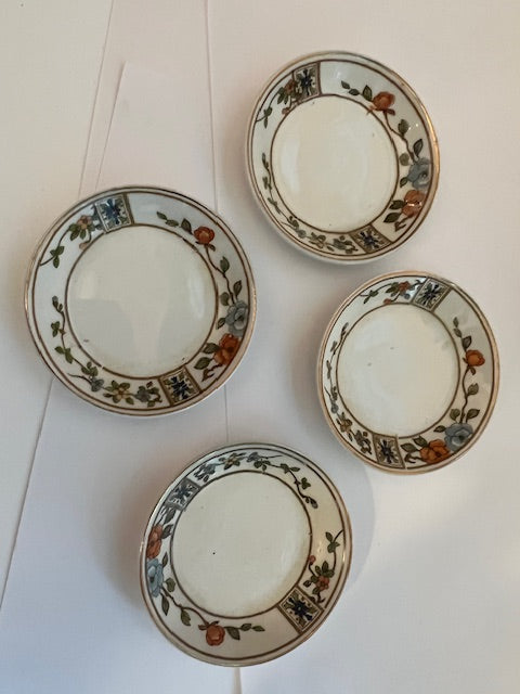Vintage Johnson Brothers Butter Pats - Set of 4, Made in England 1960s