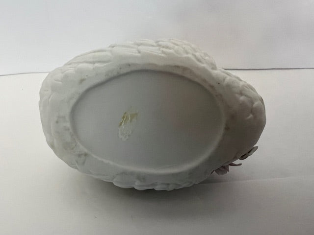 Vintage Ceramic Swan Ring Holder / Trinket Dish - Likely Capodimonte