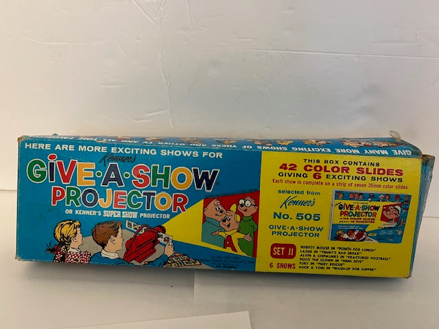 1964 Kenner Give-A-Show Projector Slide Set No. 505 (Set JJ) in Original Box