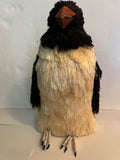 Folk Art Straw Penguin Figurine - New/Unused