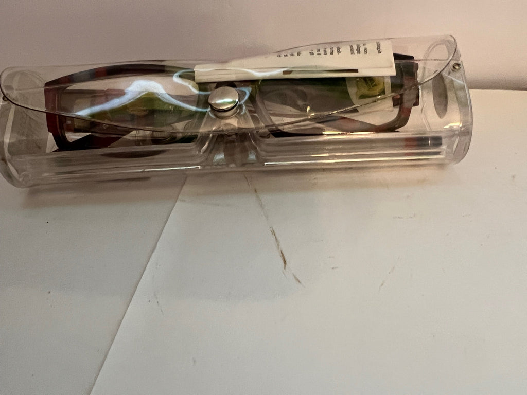 GET Italy +1.35 Striped Reading Glasses with LED Light & Batteries