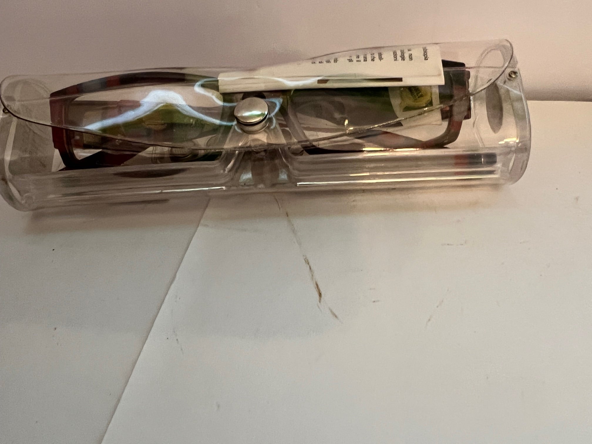 GET Italy +1.35 Striped Reading Glasses with LED Light & Batteries