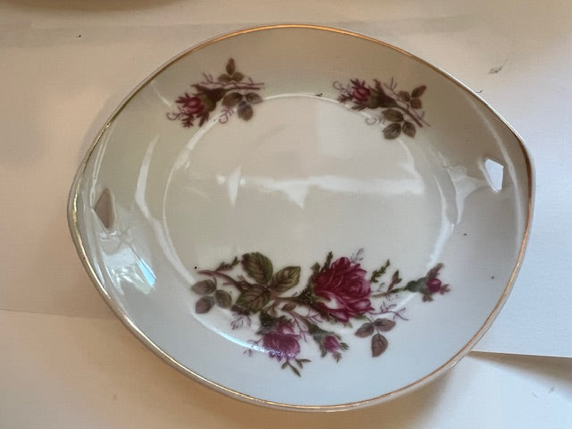 Vintage 1950s Moss Rose Child's Tea Set - 30 Pieces, Made in Japan