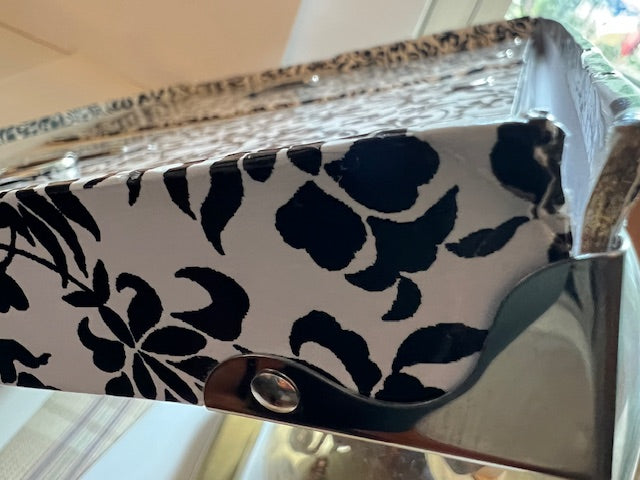 Set of 2 Large Collapsible Snap-Together Decorative Storage Boxes