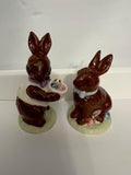 Lenox "The Chocolate Easter Bunny" Salt and Pepper Set - Ivory Fine China with Gold Accents