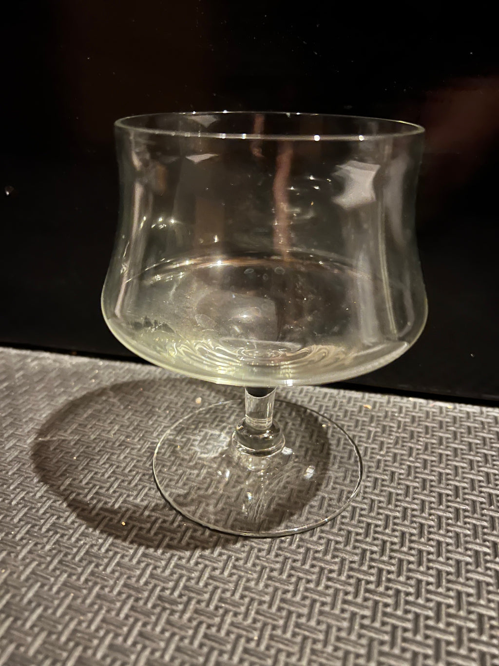 Vintage Crystal Shrimp Cocktail Glasses with Glass Inserts - Set of 12