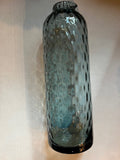 LSA International Mouth-Blown Textured Glass Carafe - Tinted Gray, 10"