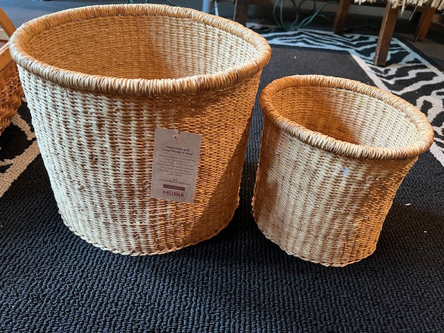 Monique Medina Co. Handwoven Nesting Baskets - Set of 2