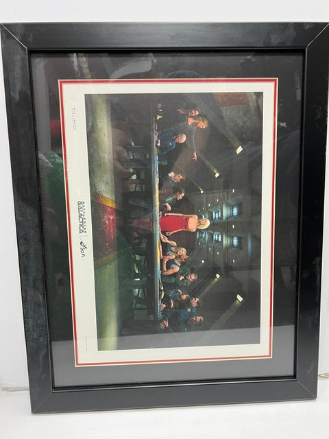 Battlestar Galactica Season 4 "Last Supper" Limited Edition Framed Print #771/1850