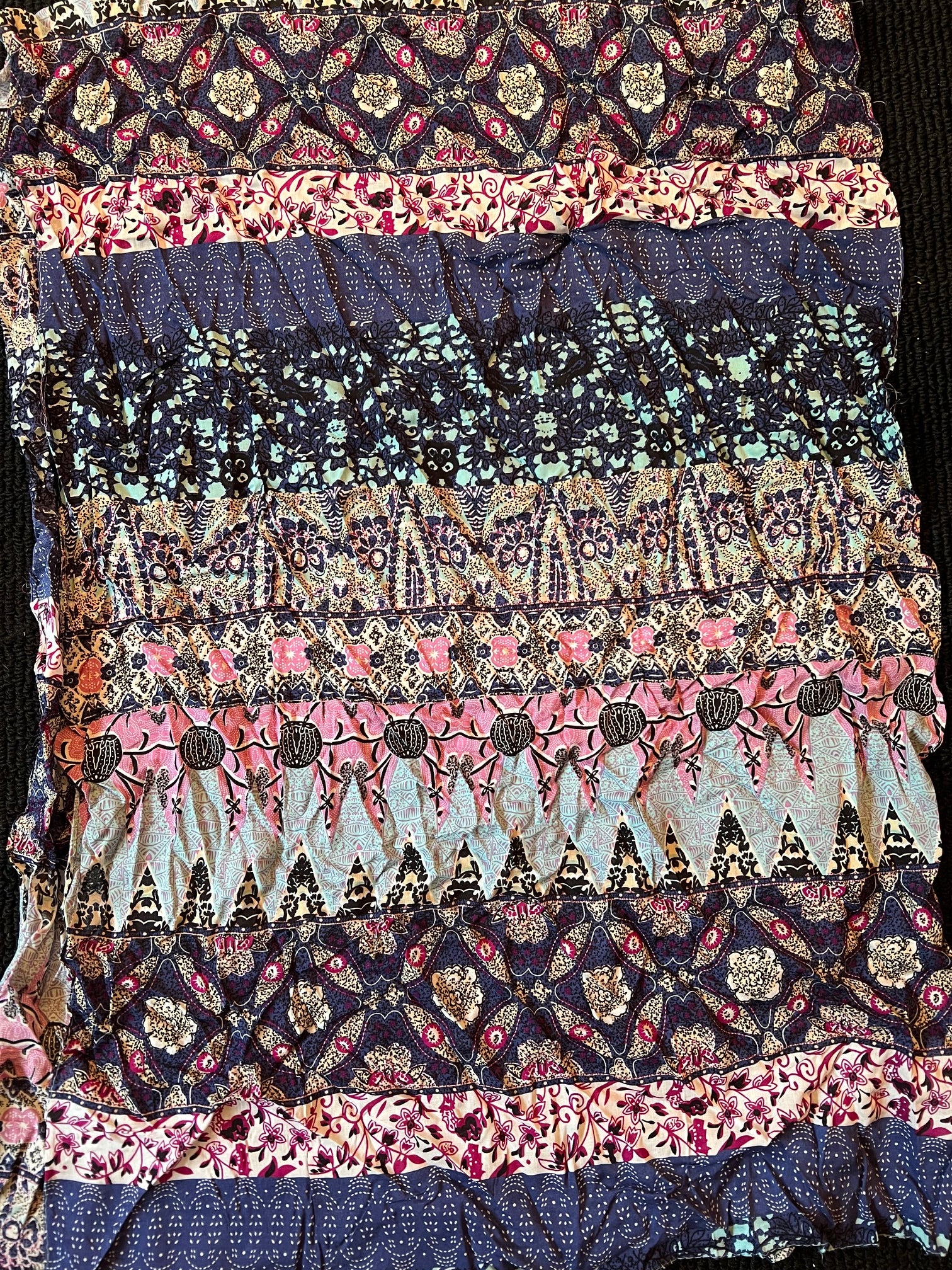 Set of 4 New Fashion Scarves - Tie-Dye, Floral, Crinkle & Paisley (Sold Separately or as Set)