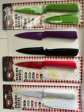 Paring Knife with Protective Sheath - "Yes, I Can!" (Multiple Colors)
