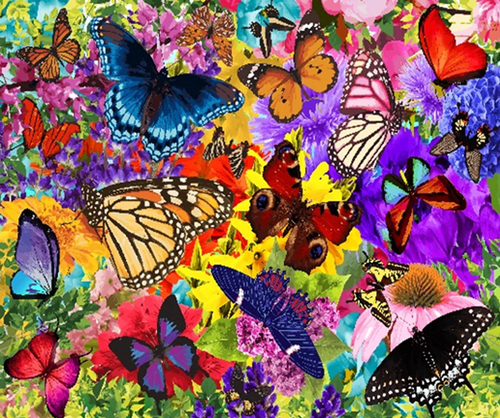 "I Love Your Wings" Limited Edition 300-Piece Butterfly Puzzle - Signed by Artist David Schary