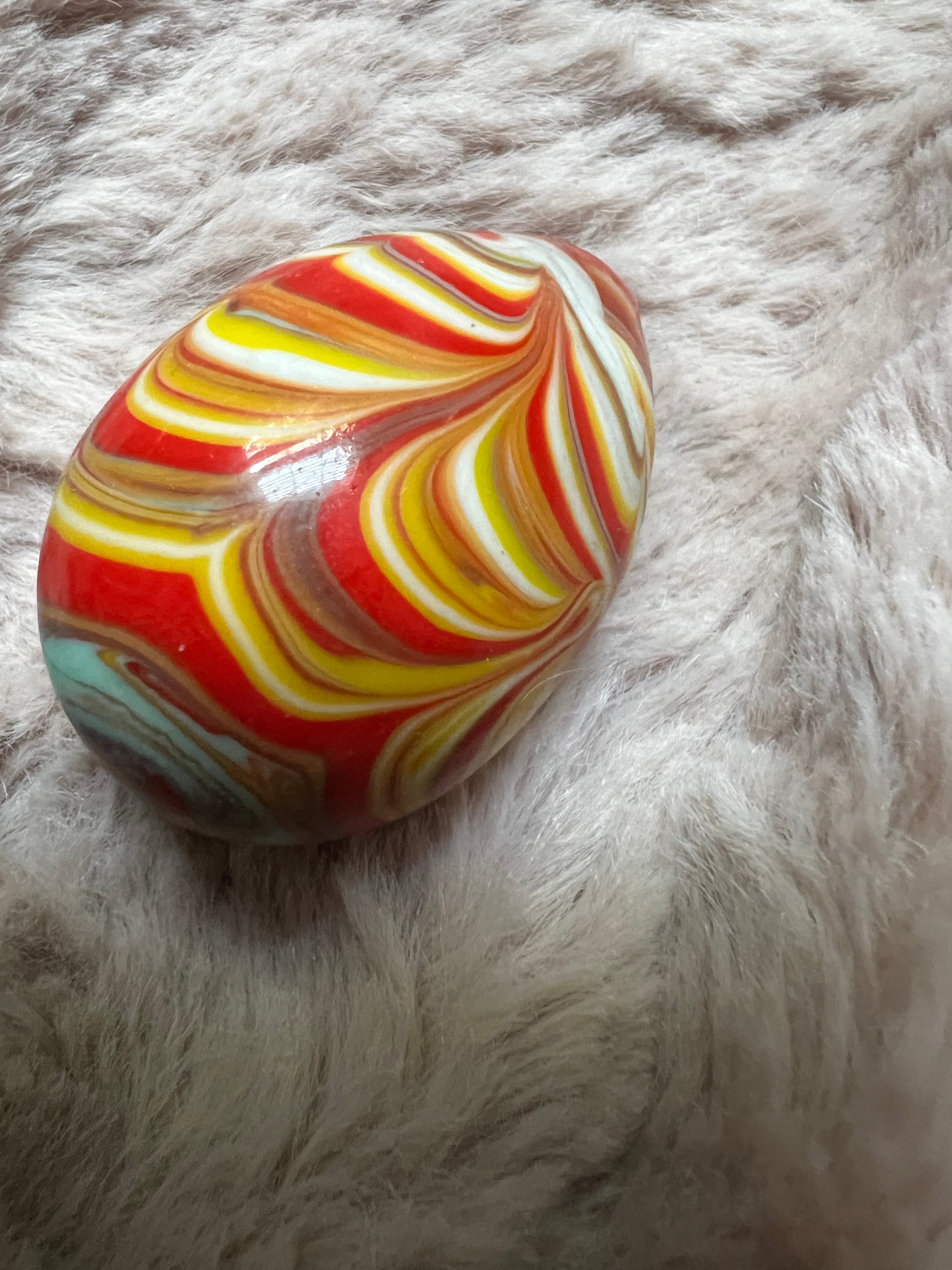 Lot of 120 Vintage Hand-Painted Miniature Glass Eggs (Purchased in China, Late 1980s)