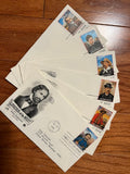 Postal Commemorative Society U.S. First Day Covers Collection (90 Covers, 1992-1995) in Hardback Binder