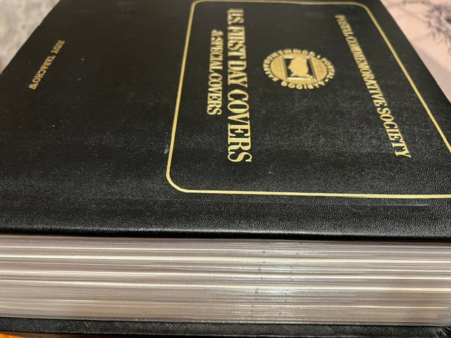 Postal Commemorative Society U.S. First Day Covers Collection (90 Covers, 1992-1995) in Hardback Binder