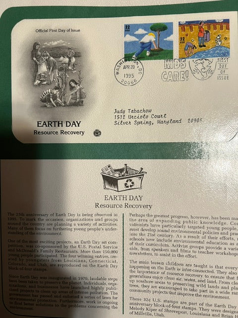 Postal Commemorative Society U.S. First Day Covers Collection (90 Covers, 1992-1995) in Hardback Binder