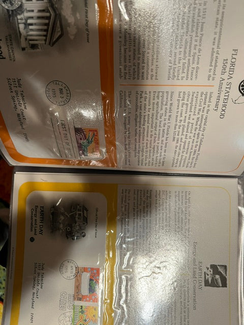 Postal Commemorative Society U.S. First Day Covers Collection (90 Covers, 1992-1995) in Hardback Binder