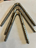 Set of 3 Vintage Metal Nutcrackers - Art Deco & HMQ Marked