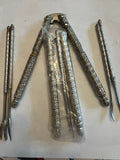 Vintage Silver Nutcracker Set - 2 Nutcrackers, 3 Picks & 2 Forks (6 pcs)