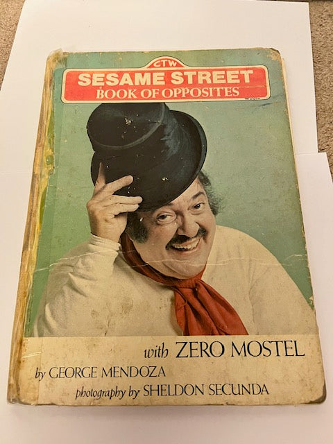 Vintage Sesame Street Book of Opposites with Zero Mostel (George Mendoza)