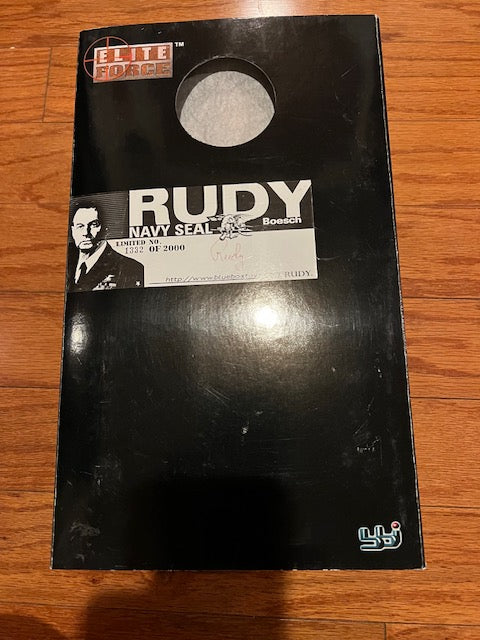 Rudy Boesch Navy SEAL Action Figure - Survivor - Autographed, Mint in Box