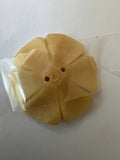 Vintage Sand Dollar Buttons - Lot of 34, 1980s-90s Plastic Resin
