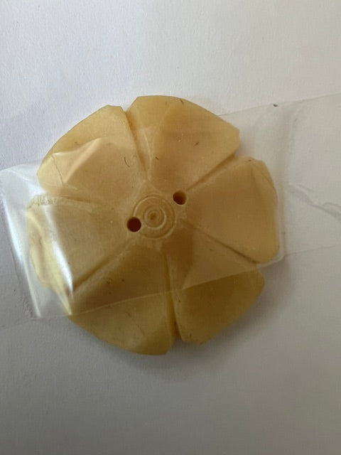 Vintage Sand Dollar Buttons - Lot of 34, 1980s-90s Plastic Resin