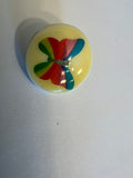 Vintage 1970s-80s Butterfly Shank Buttons - Lot of 50 (7/8") Lauber Novelty Button Co.
