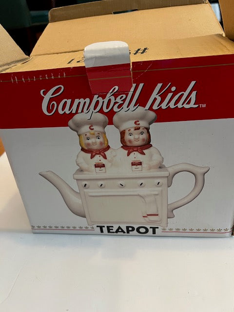 1998 Campbell's Soup Kids Figural Teapot by Benjamin & Medwin - New in Box