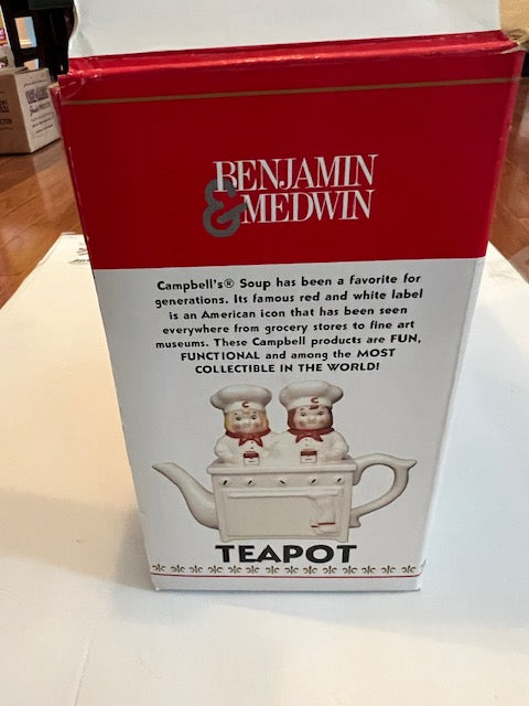 1998 Campbell's Soup Kids Figural Teapot by Benjamin & Medwin - New in Box