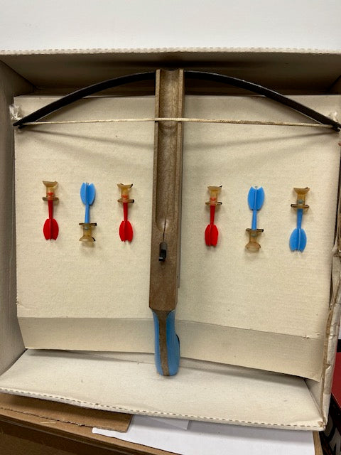 Rare Vintage "Popeye-Tell" Bow & Arrow Target Game by Suaysport - Complete in Box