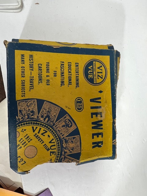 Vintage Sawyer Mickey Mouse Theatre Projector & Viz-Vue Viewer with Original Boxes