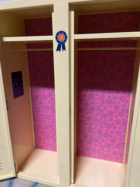 American Girl Julie's Double Locker - Retired Catalog Doll Furniture