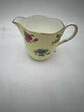Paragon Fine Bone China Sugar Bowl & Creamer Set - Yellow Floral, England